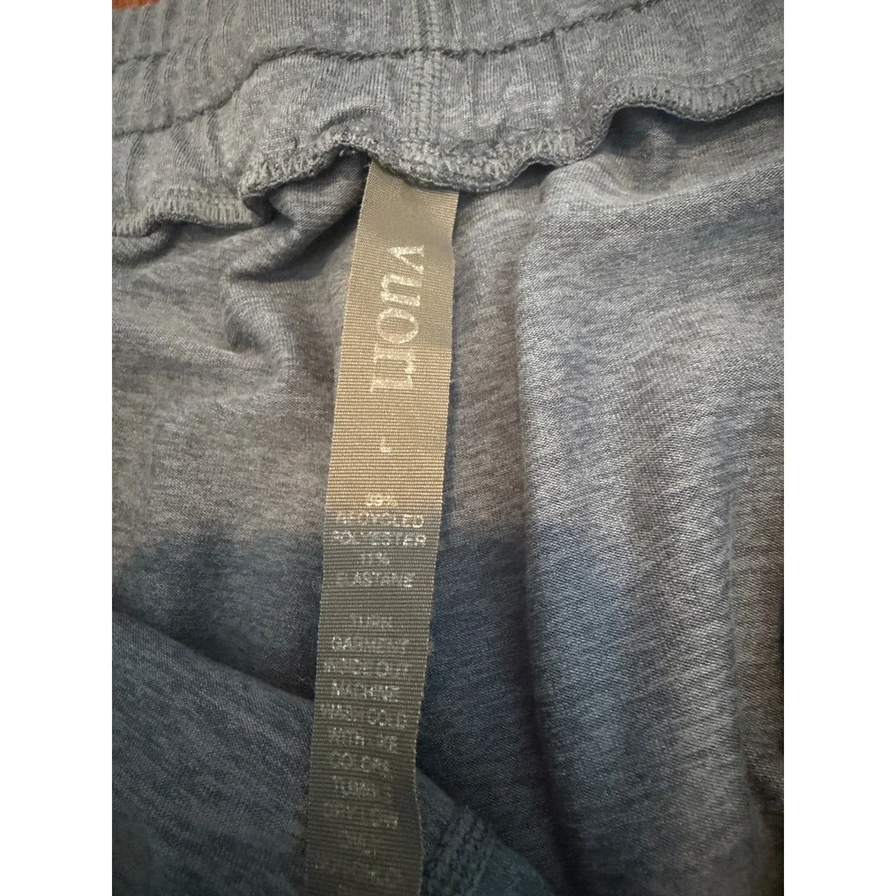 Vuori Performance Jogger Heathered Blue DreamKnit Slim Fit Sweatpants Womens L